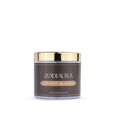 A jar of Bakhoor Al Oudh by Zodiaura with a deep brown label and a gold-colored lid, displaying the product name and brand.