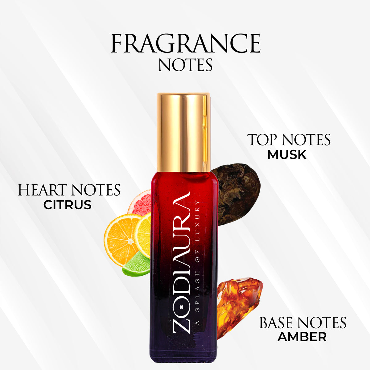 Zodiaura Zodi Musk Unisex Perfume EDP Spray for Men & Women | Musk Citrus Amber Fragrance Accords | Luxury Gift for Him / Her | Variants Available: 50 ml Spray / 20 ml Spray